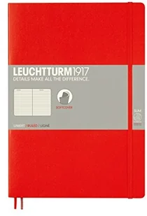 Leuchtturm Notatnik B5 w linie czerwony - Szkolne artykuły papiernicze - miniaturka - grafika 2