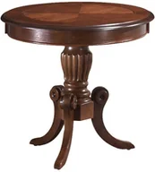 Ławy i stoliki kawowe - Signal MEBLE ŁAWA OKRĄGŁY NEVADA D SALON KLASYCZNY/VINTAGE CIEMNY ORZECH 55x60 NEVADADCO - miniaturka - grafika 1