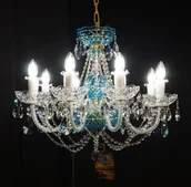 Lampy sufitowe - Elita bohemia Żyrandol kryształowy 8-ramienny - Bohemia L 100/8/02-3 C - miniaturka - grafika 1