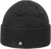 Czapki damskie - Merino Czapka z Mankietem GOTS by Lierys, antracytowy, One Size - miniaturka - grafika 1