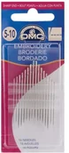 Akcesoria i części do maszyn do szycia - DMC Embroidery ręcznie Needles-size 5/10 16/PKG 1765-5/10 - miniaturka - grafika 1