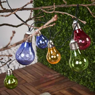 Best Season Kolorowy solarny łańcuch świetlny Glow z LED - Lampy ogrodowe - miniaturka - grafika 2