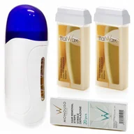 Depilacja - Zestaw Depilacja 2X Wosk Rolka Banan podgrzewacz - miniaturka - grafika 1