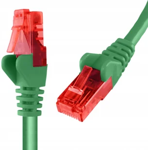 Kabel RJ45 CAT 6 U/UTP AWG24 zielony 20m - Pozostałe akcesoria sieciowe - miniaturka - grafika 2