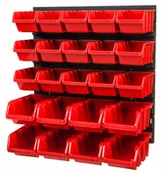 Pozostałe wyposażenie warsztatu - Tablica narzędziowa ścianka do garażu + 23 kuwety - miniaturka - grafika 1