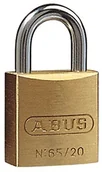 Kłódki - Abus 65/20 Kłódka 20 MM mosiądz abu6520 - miniaturka - grafika 1