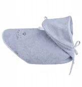 Ubranka dla psów - Ami Play Pelerynka kąpielowa dla psa spa 25cm szary - miniaturka - grafika 1