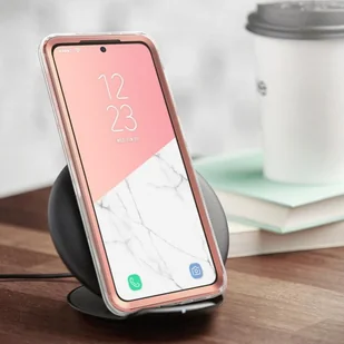 Supcase Etui Cosmo do Samsung Galaxy S21+ Plus Marble - Etui i futerały do telefonów - miniaturka - grafika 5