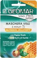 Peelingi do ciała - Geomar geomar Nutritive maska na twarz galaretki Royale 2 X 7,5ml GEO00008 - miniaturka - grafika 1
