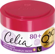 Kremy do twarzy - Celia Q10 przeciwzmarszczkowy krem tłusty 80+ z elastyną 50ml - miniaturka - grafika 1