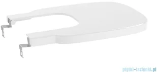 Roca Debba Square Deska bidetowa wolnoopadająca Supralit biała z powłoką EasyClean A8019D200B - Pokrywy bidetowe - miniaturka - grafika 2