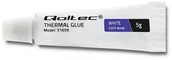 Pasty i materiały termoprzewodzące - Qoltec Klej termoprzewodzący 0.975 W/m-K 5g Biały - miniaturka - grafika 1