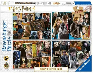 Ravensburger 06832 Harry Potter: 4x100 części puzzle - Układanki dla dzieci - miniaturka - grafika 2