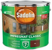 Farby i impregnaty do drewna - Sadolin Impregnat do drewna Hybrydowy tek 9 l 5327518 - miniaturka - grafika 1