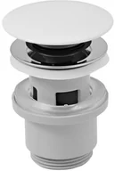 Akcesoria do armatury i ceramiki - Ferro Zawór spustowy klik-klak z korkiem ceramicznym do umywalki z przelewem Klik-Klak - miniaturka - grafika 1