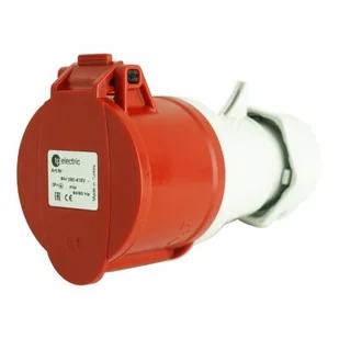 TP Electric Gniazdo przenośne 4P 16A IP44 400V 0607 3122-304-1601 - Osprzęt siłowy - miniaturka - grafika 3