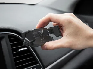 SPIGEN Uchwyt samochodowy do kratki Click.R Air Vent Mount Black 000CP26265 - Uchwyty samochodowe do telefonów - miniaturka - grafika 7