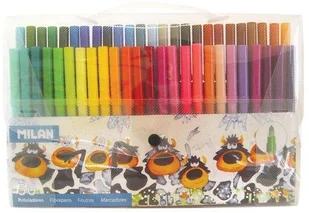 MILAN Flamstry 50 kolorów w etui - Przybory szkolne - miniaturka - grafika 3