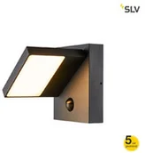 Lampy ogrodowe - SLV kinkiet zewnętrzny z czunikiem ruchu LED Flat 14W 750lm 3000/4000K 1002990 1002990 - miniaturka - grafika 1