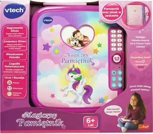 Vtech Magiczny pamiętnik na hasło interaktywny sekretny 61243 - Zabawki kreatywne - miniaturka - grafika 2