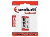 Baterie i akcesoria - Eurobatt Bateria 6F22 MaxPower 9V 6F22C - miniaturka - grafika 1