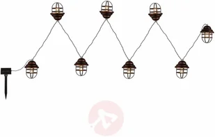 Globo Lighting Solarny łańcuch świetlny Lina z 8 latarniami - Lampy ogrodowe - miniaturka - grafika 2