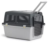 Transportery dla kotów - Beeztees Kerbl pudełko transportowe Gulliver Mega, ciemnoszary - miniaturka - grafika 1