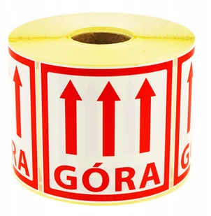MD Labels Naklejki Etykiety Ostrzegawcze Ostrożnie Góra 1000szt 5907483450290 - Etykiety do drukarek - miniaturka - grafika 2