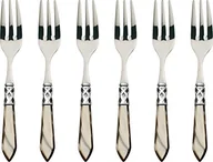 Widelce - Bugatti alcom-n4217 Aladdin widelczyki do ciasta, stal nierdzewna/ABS, 21 x 18 x 3 cm, norek, 6 sztuki ALCOM-N4217 - miniaturka - grafika 1