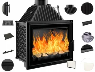 Wkład Kominkowy Amelia 25 Deco + Dolot +7ów - Wkłady kominkowe - miniaturka - grafika 4