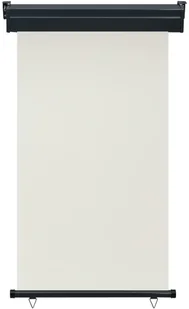 vidaXL Markiza boczna na balkon, 100 x 250 cm, kremowa vidaXL - Markizy - miniaturka - grafika 2