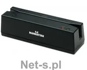 Czytniki kart pamięci - Manhattan Czytnik kart magnetycznych trzyścieżkowy (460255) - miniaturka - grafika 1