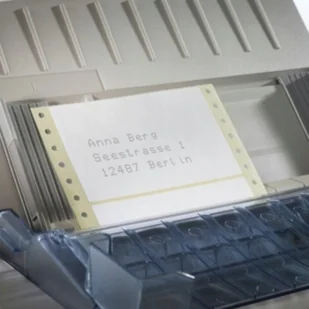 Avery Zweckform Etykiety do drukarki igłowej 101,6 x 35,7mm Zweckform 5106 - Etykiety samoprzylepne i bloki etykiet - miniaturka - grafika 5