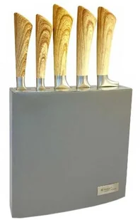 Kassel 93307 Zestaw 5 noży w lakierowanym bloku drewnianym - Noże kuchenne - miniaturka - grafika 2