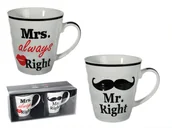 Kubki - OOTB Kubki, Mr&Mrs always right, 2 szt. - miniaturka - grafika 1
