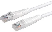 Patchcordy - Patchcord UTP kat.5e 0.5m biały) - miniaturka - grafika 1