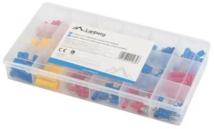 LANBERG Zestaw złączy do kabli różne rodzaje 175 sztuk w pudełku CC01-BCC-IT175 - Pozostałe akcesoria sieciowe - miniaturka - grafika 2