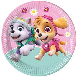 Procos Talerzyki papierowe "Paw Patrol Skye and Everest" PROCOS 23 cm 8 szt 90274 - Naczynia i sztućce jednorazowe - miniaturka - grafika 3
