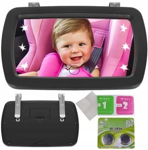 Lusterko Do Obserwacji Dziecka w Podróży 6LED O162 - Akcesoria do fotelików - miniaturka - grafika 2