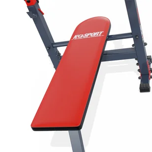 K-SPORT Zestaw Ławeczka kssl110 + Sztangi + Obciążenia 95kg - Ławki treningowe - miniaturka - grafika 4