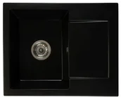 Zlewozmywaki - Brado Zlewozmywak granitowy DONZO czarny mat donzoczm - miniaturka - grafika 1