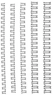 Okładki do laminatorów i bindownic - GBC MultiBind drut począwszy od ofert dla prestiżowych klientów po raporty roczne, 14 MM, w kolorze czarnym, czarny 6 mm IB165023 - miniaturka - grafika 1