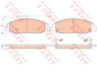 Akcesoria do elektronarzędzi - TRW Wykładzina Lucas Diesel gdb4457 zestawu GDB4457 - miniaturka - grafika 1