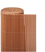 Ogrodzenia - NATERIAL Osłona na balkon 3 m x 100 cm kompozytowa mata brązowa NATERIAL - miniaturka - grafika 1