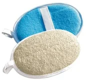 Rękawice i gąbki do kąpieli - YORK BEAUTY Myjka do ciała z lufy pomarańczowy) oficjalny sklep internetowy YORK 4015050-001255 - miniaturka - grafika 1