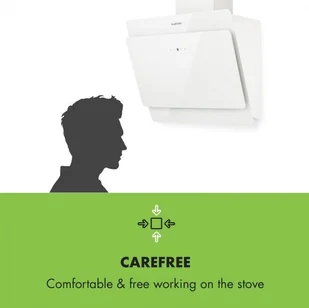 Klarstein Aurica 60 Biały (CGCH3-Aurica-60-WH) - Okapy kuchenne - miniaturka - grafika 4