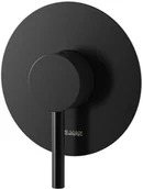 Baterie podtynkowe - Kohlman bateria prysznicowa podtynkowa QW220AB Axel Black czarny mat - miniaturka - grafika 1