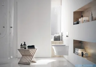 Roca Victoria zestaw podtynkowy stelaż Duplo One+miska Nexo Rimless+deska Slim A893104460 - Stelaże i zestawy podtynkowe do WC - miniaturka - grafika 3