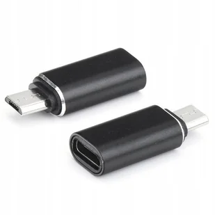 Uniwersalny Adapter Usb Typ C Na Micro Usb Czarny - Złącza, przejściówki, adaptery - miniaturka - grafika 9