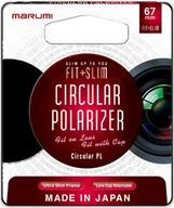 Filtry fotograficzne - Marumi Fit + Slim Filtr fotograficzny Circular PL 67mm MCPL67 Fit + Slim - miniaturka - grafika 1